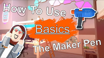 How To Use The Maker Pen: Basics