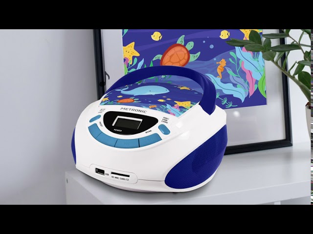 Radio Hf company Lecteur CD MP3 Ocean enfant avec port USB - Blanc