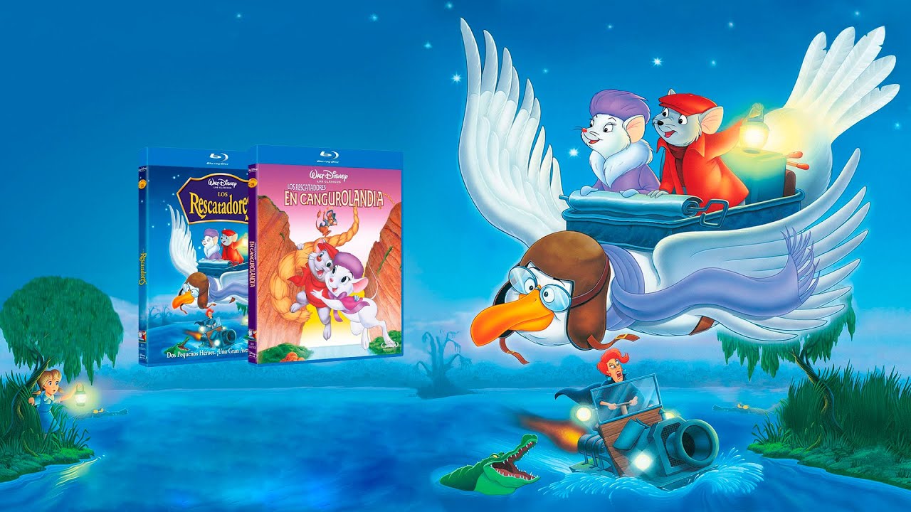 Unboxing Blu-ray: 'Los rescatadores' + 'Los rescatadores en Cangurolandia' (Disney) [4K]