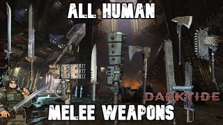 Guard's Guide to ALL Shovels, Axes, Chainswords and MORE Melee Weapons! -||- Warhammer 40k Darktide