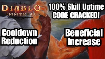 SECRET To 100% SKILL UPTIME! Cooldown & Beneficial Effect Explained [Diablo Immortal]