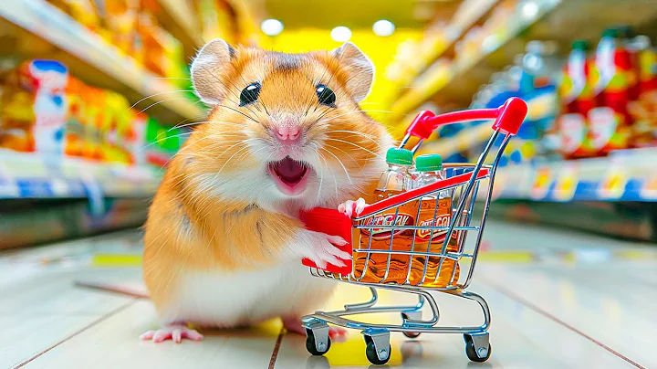 Hamster Escapes the Supermarket Maze of Surprises | Hamster Maze