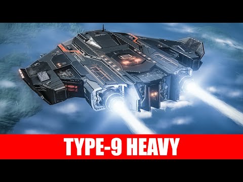 БОЛЬШОЙ ЛЕТАЮЩИЙ СКЛАД ОБЗОР КОРАБЛЯ TYPE-9 Elite Dangerous 2020