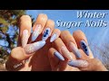 꿀팁 연장하고 겨울맞이 눈꽃 네일 함께해요!❄ Snow Flake Winter nails