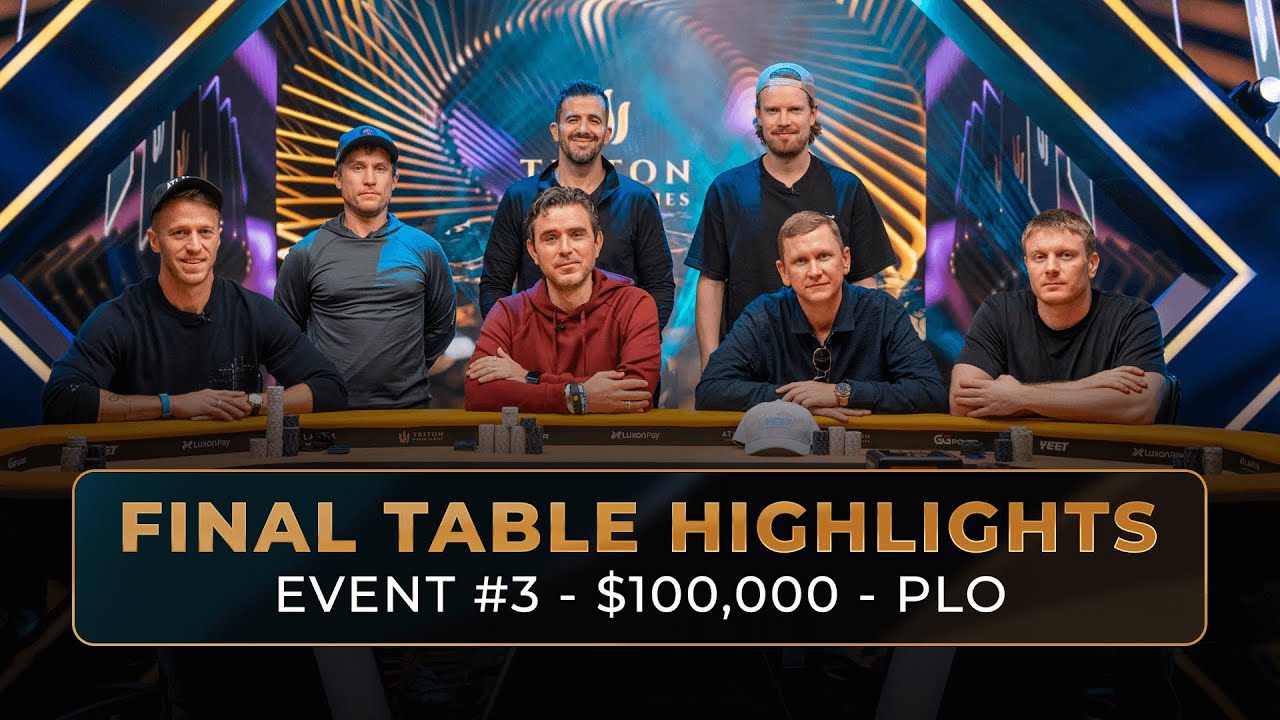 $100K PLO Main Event – Final Table Highlights | Triton Poker Series X WSOP Paradise 2025