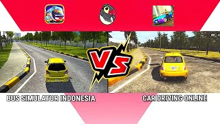 Bus Simulator Indonesia VS Car Driving Online screenshot 5