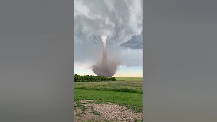 This impressive tornado was filmed by Amie Kuxhaus...
