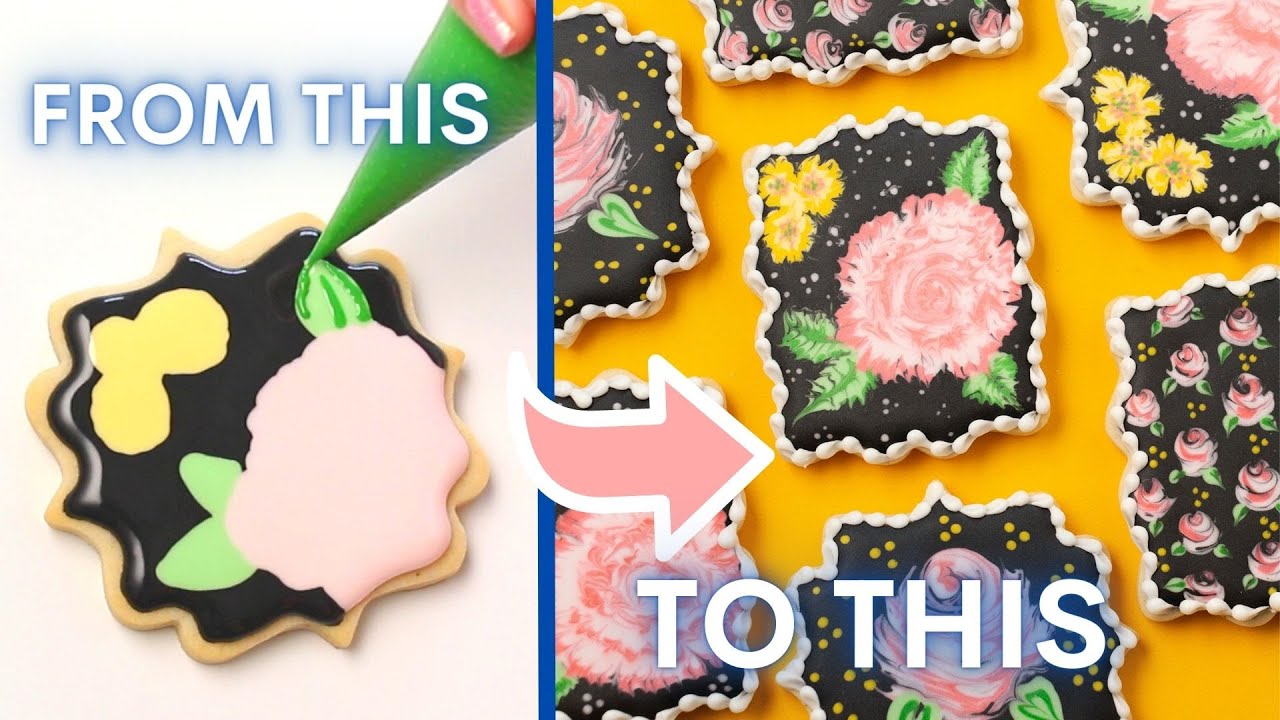 3 Ways To Decorate Cookies With Wet-On-Wet Royal Icing | Cookie Decorating Tutorial