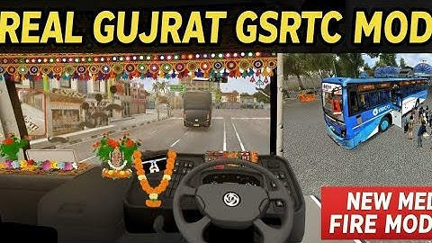 GSRTC BUS MOD 🏔️BUS simulator Indonesia @INDIANBUSGAMERZ5 