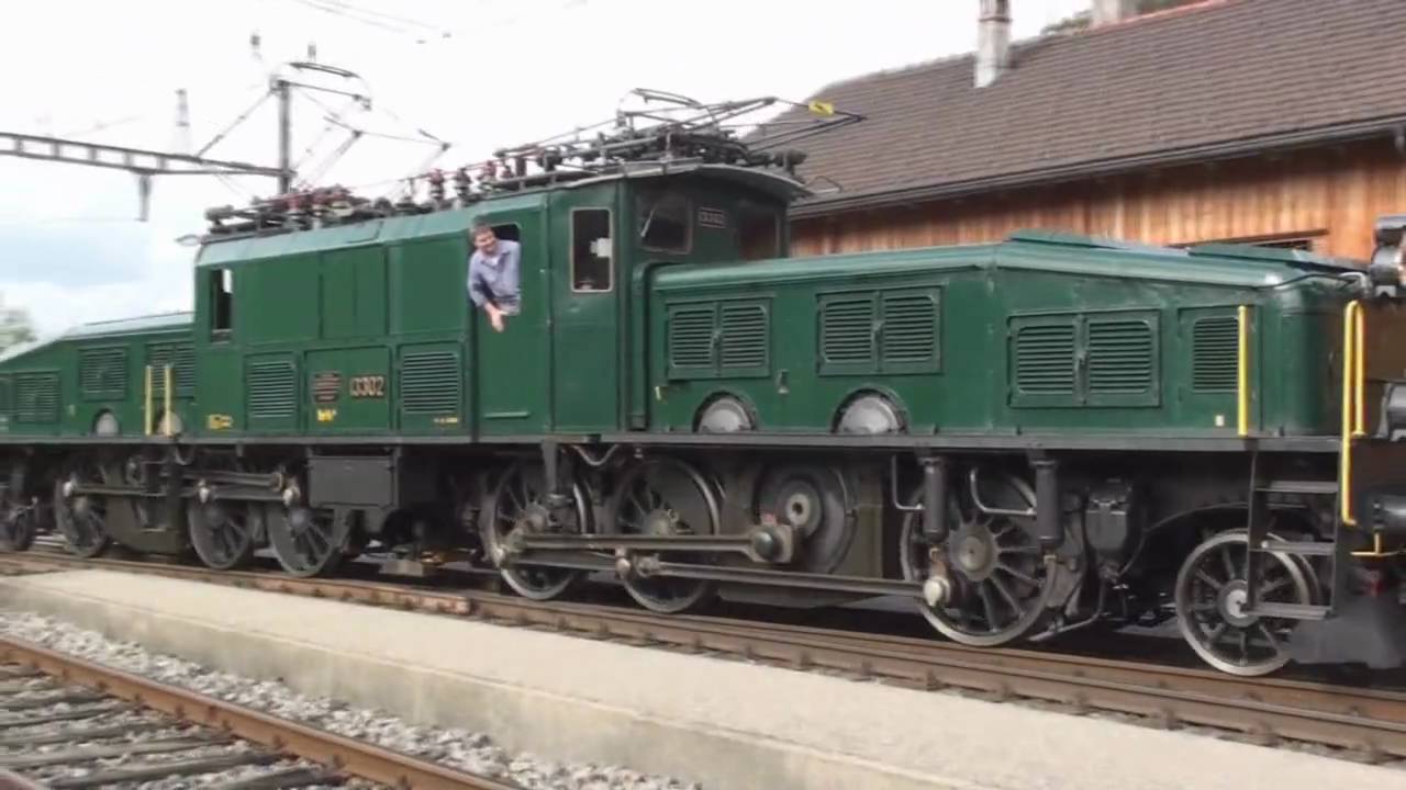 Krokodil Be 6/8 am DVZO Fahrzeugtreffen 2/2