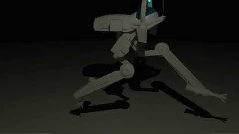 Blender Walking Cycle (mecha)