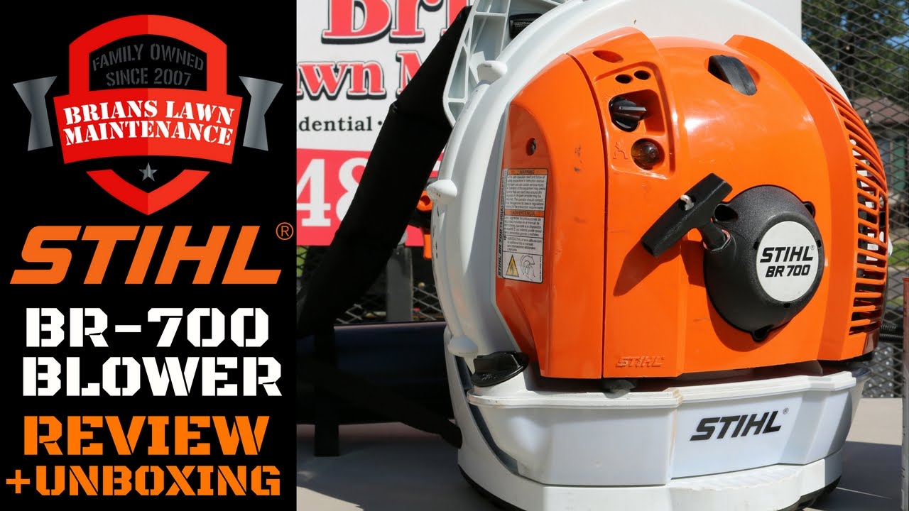 Stihl BR-700 Backpack Blower Review | The Best Leaf Blower Out? - YouTube