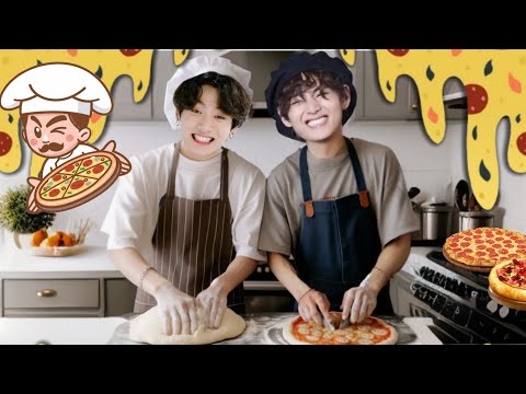 BTS JIN BIRTHDAY cooking 🍳 // Hindi dub // Part-1