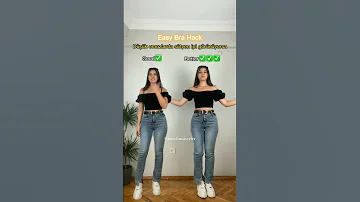 Easy Bra Hack For Off Shoulder Top Shorts Youtubeshorts Fashionhacks Fashion Hack Brahacks 