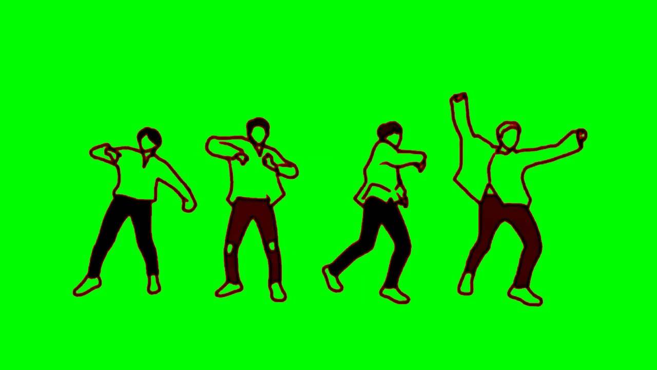 Love dance  animation green  screen  YouTube