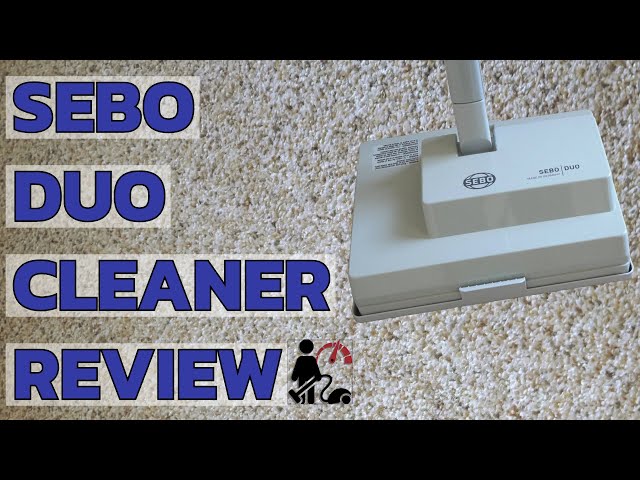 Sebo Duo Brush Dry Carpet Cleaning Machine