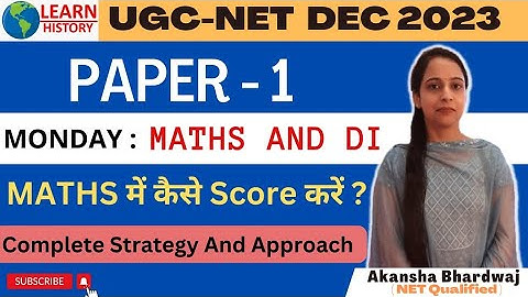 UGC NET JRF December 2023 - NUMBERS - Tips and Strategy - Paper 1 - Akansha Bhardwaj