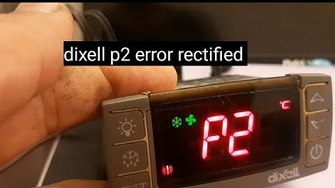 p2 error dixell xr70cx | how to rectify p2 error in dixell #zkmultitech