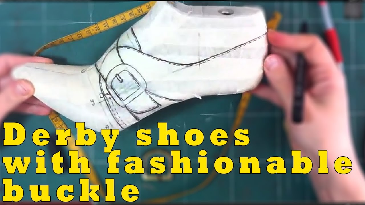 How to make shoes: Transforming derby shoes with laces to fashionable buckle model