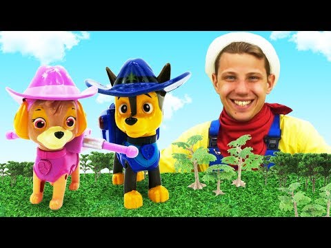 Видео: Веселая школа Капуки Кануки и Щенячий патруль - Играем в ферму
