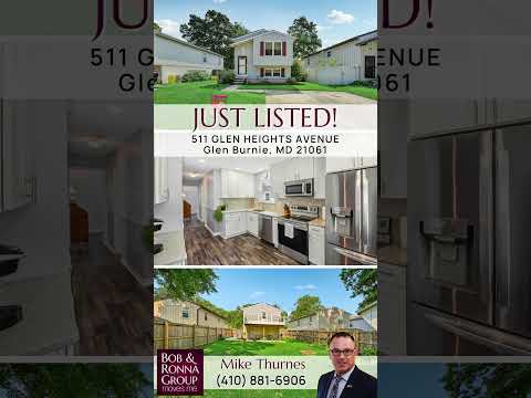 511 Glen Heights Avenue, Glen Burnie, MD home video tour