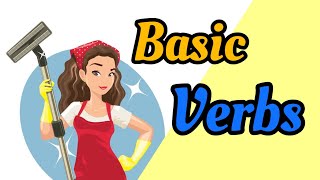 100 Basic verbs | in english | action verbs | daily verbs | with picture & pronunciation