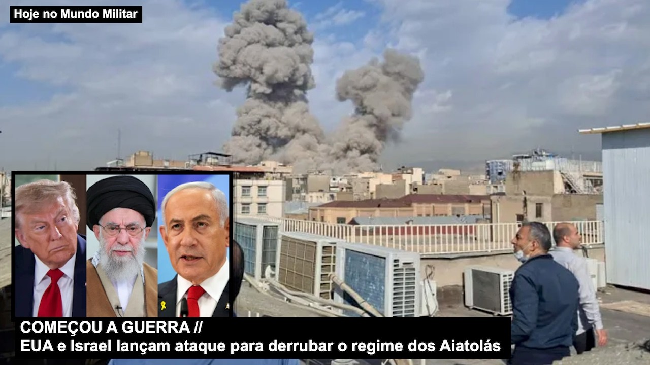 COMEÇOU A GUERRA – EUA e Israel lançam ataque para derrubar o regime dos Aiatolás