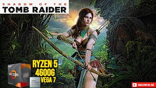 Shadow of the tomb raider- Ryzen 5 4600g (Ryzen 5 4600g (Vega 7 integrated card)