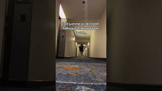 do yall run in hotel hallways??😂 • comment “🏃” if you do this • #funny #relate #hotel #run