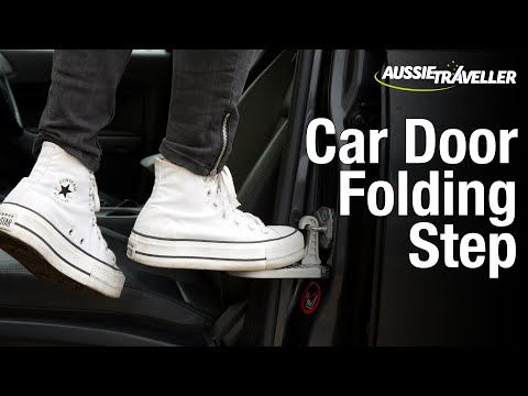 Aussie Traveller Car Door Folding Steps