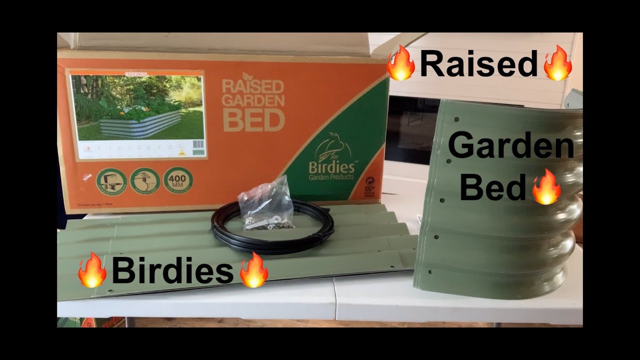 Unboxing the Birdies 8in1 Raised Garden Bed plants garden YouTube