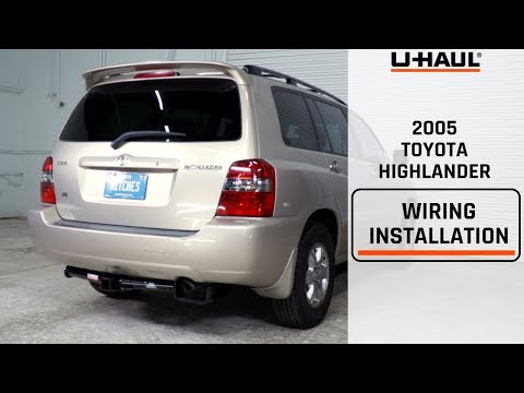 2005 Toyota Highlander Wiring Harness Installation