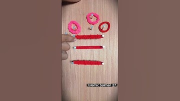 "Making Allah’s Name 💖 Using Rubber Bands | Creative Islamic Craft" #allah #rubber #poni