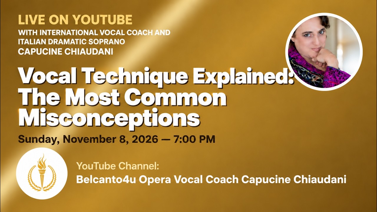 Opera Singing Technique: What Nobody Tells You - YouTube