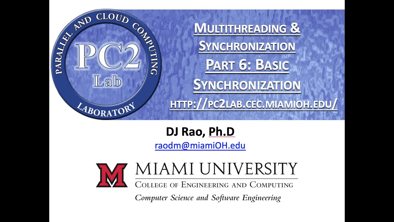 Threading (Part6): Synchronization - YouTube