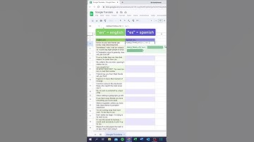 How to translate foreign languages in Google Sheets!!