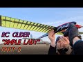 How to launch RC Glider "SIMPLE LADY" MAIDEN Bungee High Start Glider - Old school glider launch diy