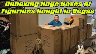 Unboxing Huge Boxes of Figurines We bought in Las Vegas - Can you find your favorite?!