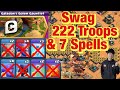 Galadon's Golem Gauntlet Challenge_Swag 222 Troops & 7 Spells