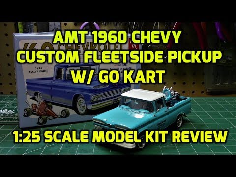 amt-1960-chevy-custom-fleetside-pickup-go-kart-1/25-scale-model-kit-build-review-amt1063