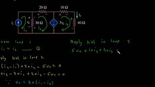 Mesh analysis 21 | Electrical Engineering