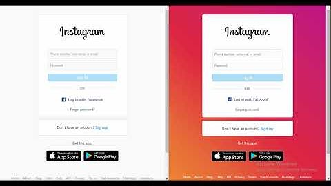 Cloning Instagram Login Page for fun  #Notalking