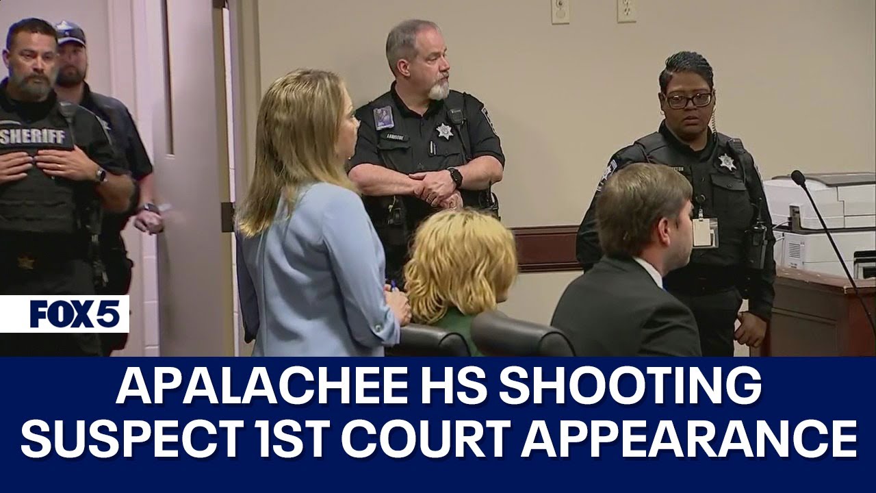 Apalachee High School shooting suspect's 1st court appearance