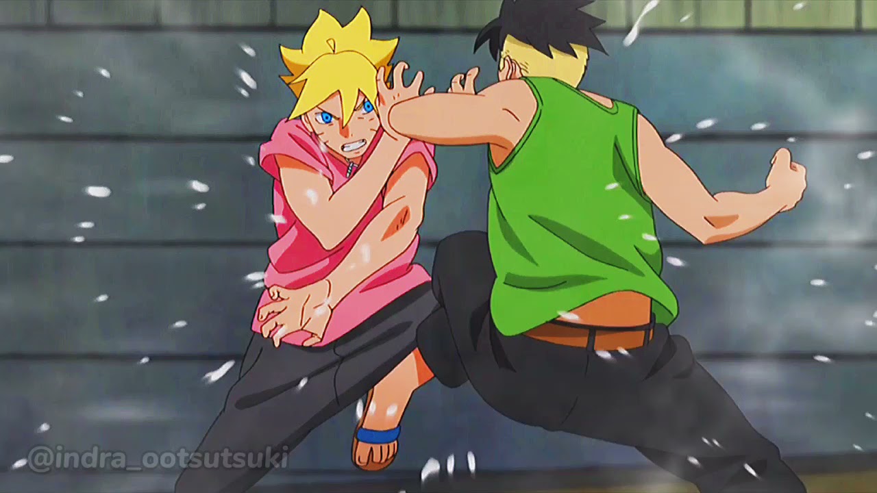 Kawaki vs Boruto. Bourto went Bully mode #shorts #anime