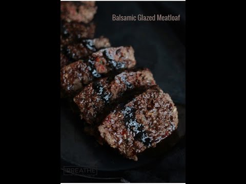 Keto Easy Balsamic Glazed Meatloaf