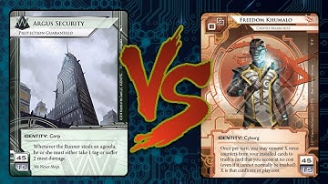Android: Netrunner - Crash Test #255 Argus Rush Tag&Bag VS Freedom Destruction