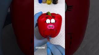 Goodland | Operation on pepper 😂 #goodland #Fruitsurgery #doodles #doodlesart #cartoon #funny
