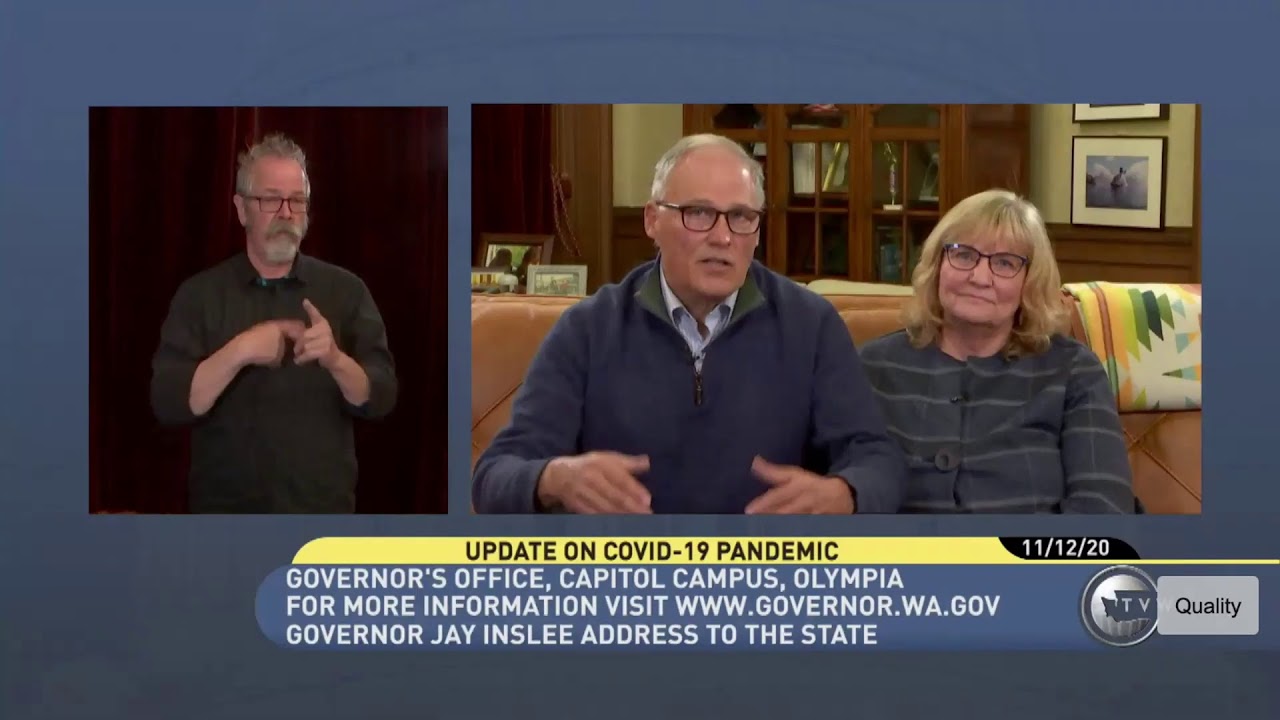 Governor Jay Inslee and Trudi Inslee Address to the State