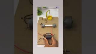 science project electric generating machine electricity is – short video #shorts #experiment #viral
