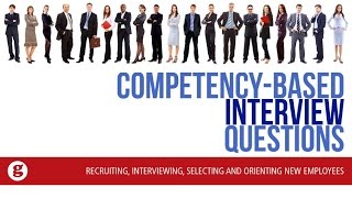 Competency Based Interview Questions